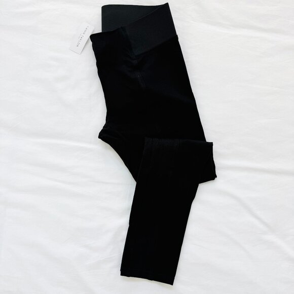 BRAND NEW Ann Taylor black ponte legging skinny pant NWT Womens Size 4 - Picture 2 of 5